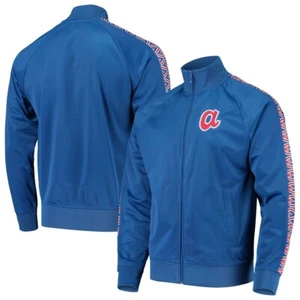 Atlanta Braves Hombres Mitchell & Ness Ligero Satén Chaqueta Bombardero Abrigo Talla M - Imagen 1 de 4