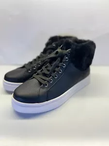 Koolaburra sneaker da donna Sundell Fuzz Chukka - scarpa statunitense taglia 7, nero - 1132851 - Foto 1 di 12