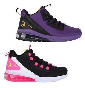 Boys Girls SHAQ Lace Up Comfortable Sports Basketball Trainers Sizes from 3 to 6