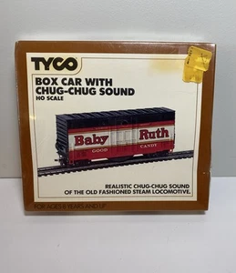 Vintage Toy Train HO Scale TYCO Baby Ruth Box Car with CHUG-CHUG Sound - Picture 1 of 4