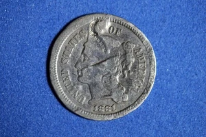 1881 Three Cent Nickel #M24527 - Picture 1 of 2