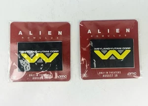 Alien Romulus Weyland Yutani Patches x2 AMC Fan Event  - 2024 - Unopened - Picture 1 of 5