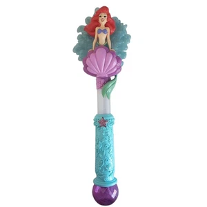 Disney Parks Die kleine Meerjungfrau Arielle Licht und Sound Blase Gebläse Stab FUNKTIONIERT - Bild 1 von 8