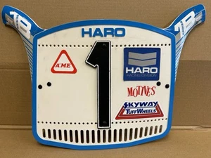 OLD SCHOOL VINTAGE BMX RE-ISSUE HARO B SERIES NUMBER PLATE - Picture 1 of 5