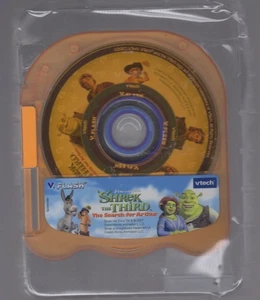 VTech Shrek The Third The Search For Arthur V Flash CD Game 2007 Orange Case NEW - Picture 1 of 1
