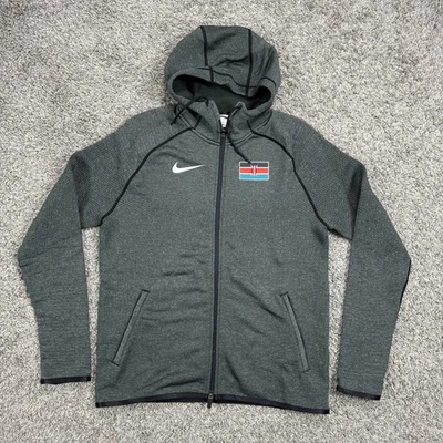 耐克肯尼亚 Pro Elite 编织夹克连帽衫 CT4104-001 男式 L — 第 1/4 张图片