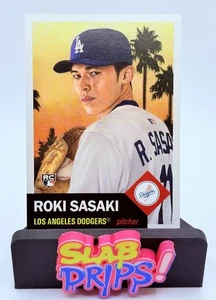 Tarjeta Topps MLB® Living Set #838 Roki Sasaki RC - Imagen 1 de 2