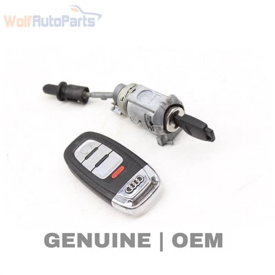 2015-2016 AUDI Q5 2.0L - LOCK Switch / Cylinder SET W/ KEY 8R0898374AH - Image 1 of 4