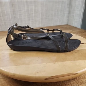 Crocs Isabella Gladiator-Sandalen Damengröße 8 Jelly Gemlite Riemchen braun - Bild 1 von 8