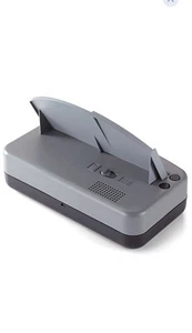 Officemate Electric 2 - 3 Hole Adjustable Eco-Punch, 30% Recycled, Black/Gray/Gr - Picture 1 of 5