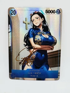 One Piece Goddess Nico Robin Kimono DIY Doujin Kawaii Art Holo Card - Picture 1 of 1