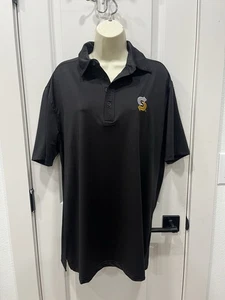 Subway Sandwiches Manager Staff Employee Polo Shirt Uniform Mens Large Black - Picture 1 of 10