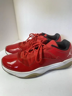 耐克 AIR JORDANS 11 厘米低大学红色白色黑色 DN4180-601 男式 11 码 — 第 1/4 张图片