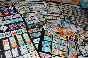 HUGE COLLECTION - 349 STAMPS, 7 S/S Olympics Soccer Volleyball Basketball ++ - Picture 1 of 1