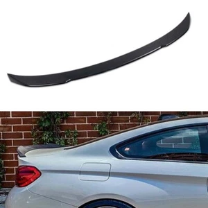 Real Carbon Fiber Rear Trunk Spoiler Wing for 2014-2020 BMW M4 F82 - Picture 1 of 5