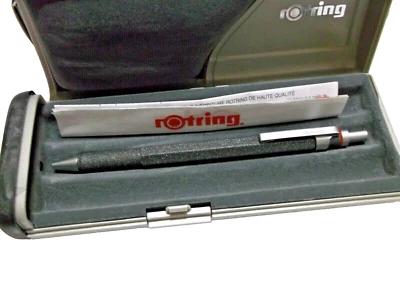 Bolígrafo Rotring Lava Metal En Caja Stock Antiguo Bolígrafo Muy Raro Foto 1 de 4