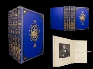 1882 EXQUISITE Benjamin Disraeli Earl of Beaconsfield British Politics Ewald 5v - Picture 1 of 24