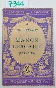 Abbè Prevost Manon Lescaut Larousse 1937 - Imagen 1 de 5