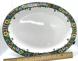 Bob Timberlake Velvet Faces #104 International China 14" Servierplatte EUC - Bild 1 von 5