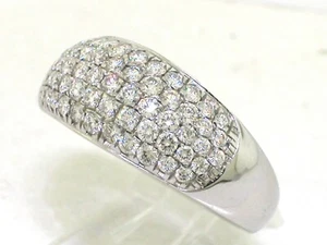 Venta Anillo Platino 950 Platino 59 Brillantes 1,00ct Top Wesselton VS - Imagen 1 de 9