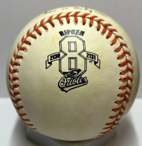 Cal Ripken, Jr. #8 Rawlings Official American League Baseball 2130/2131 Orioles - Picture 1 of 7