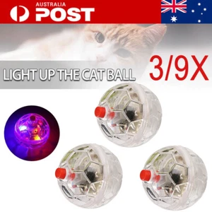 3/9PCS Ghost Hunting Motion Light Up Balls Flash Paranormal Equipment Pet Toy AU - Picture 1 of 13