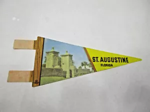 Banderín bandera de fieltro recuerdo Fort San Marcos de colección St. Augustine Florida Fort San Marcos - Imagen 1 de 7