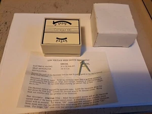 New Thermostat Compact 100 Square Box Heat Instruction Oil Furnace Non Mercury - Picture 1 of 5