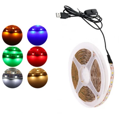 1/2/3m TV Led Lights USB TV Backlight Strip 2835 Cabinet Kitchen TV Lighting - Image 1 of 4