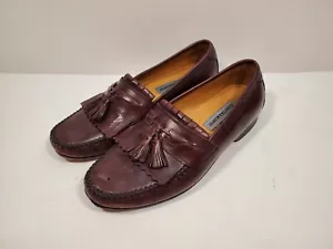 Johnston Murphy Tassel Loafers Size 9 W Brown - Picture 1 of 9