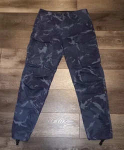 G Star Rovic 3D Straight Tapered Cargo Blue Camo Pants Mens Size 30x30 - Picture 1 of 12