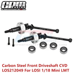 GPM Carbon Steel Front Driveshaft CVD LOS212049 For LOSI 1/18 Mini LMT 4X4 US - Picture 1 of 1