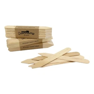 Wooden Seed Plant Labels Markers Biodegradable Pot Stick Tags Blank UK MADE X 20 - Picture 1 of 1