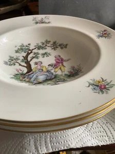 Royal Worcester "Watteau" 9 1/4 Zoll, 3x. Schalen,sehr guter Zustand,Nr1 von 412,11,, - Bild 1 von 23