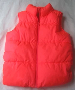 Old NAVY Puffer Vest Kids Size M 8/10 ZIP-UP - Picture 1 of 3
