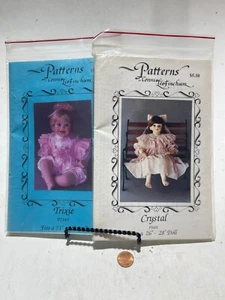 The Crystal + Trixie Doll Sewing Patterns By Connie Lee Finchum - Picture 1 of 3