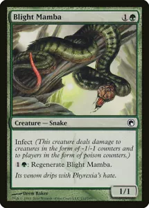 4x Blight Mamba SOM #112 MTG magic inglese quasi nuovo/non giocato carta C comune - Foto 1 di 1