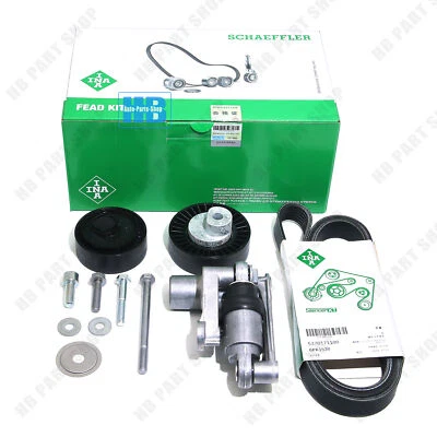 INA Hydraulic Serpentine Belt Tensioner Pulley Kit For BMW E39 E34 E36 E46 525i - Image 1 of 3