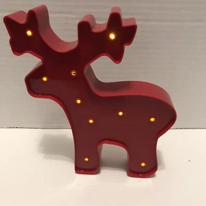 Greenbrier 7” Lighted Reindeer ~ Marquee Light ~ Christmas Decoration ~ - Picture 1 of 5
