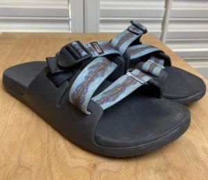 Chaco’s Chillo’s Men’s Slides Size 10 light blue beach strappy adjustable - Picture 1 of 12