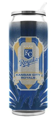 Kansas City Royals Stainless Steel 16.9oz Thermo Can [NEW] Mug Tumbler Coffee Cover