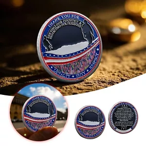 Moneda conmemorativa de recuerdo de temática militar para soldados veteranos - plata - Imagen 1 de 8