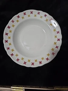 Bea Grass Sterling Restaurantware China Soup/Salad Bowl Snowflake Star Pattern - Picture 1 of 5