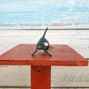 Schwarz/Weiß Wal Spielzeug 3' lang für Kinder Flossen Schwanz für Ihre Sammlung USA Verkäufer - Bild 1 von 9