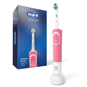Rechargeable Electric Toothbrush, Pink, Adults & Children 3+ - Picture 1 of 6