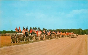 Postal del día de revisión Camp Grayling de la Guardia Nacional de Michigan colores en revisión - Imagen 1 de 2