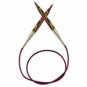 Ferri da maglia circolari fissi KnitPro Symfonie legno 50 cm gamma completa - Foto 1 di 1
