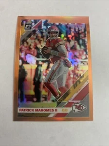 Patrick Mahomes 2019 Optic Orange Refractor 087/199 #1 Chiefs - Picture 1 of 2