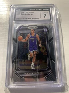 2022-23 Panini Prizm Keegan Murray #245 CGC 7 Rookie RC - Picture 1 of 2