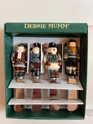 Cuchillos esparcidores de queso cascanueces Debbie Mumm 2001 # 12731 Foto 1 de 4